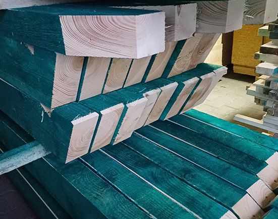 Prefabrykowane elementy więźby